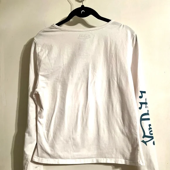 Von‎ Dutch White Shirt with Blue Skull Design - Picture 2 of 7